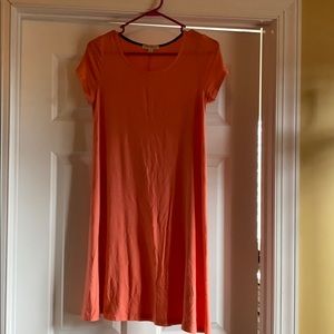 Peach size Medium tshirt dress